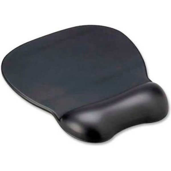 Compucessory Compucessory 23718 Stain Resistant Wrist Rest/Mouse Pad, Black 23718